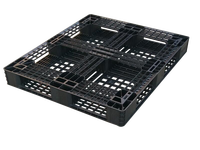 Palette en plastique Euro à surface à grille unique, prix de vente, 1200x1000