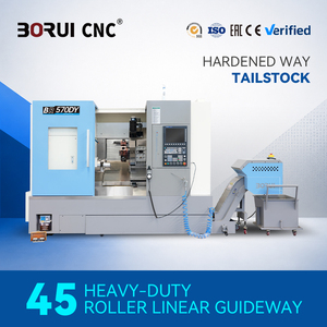 Machine CNC Torno CNC BR570DY, tour à lit incliné avec axe Y pour fraisage et tournage multi-axes de métaux - Product Image 1