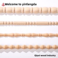 Cinturón de Perlas de Haya Alemana con Relieve Dongyang y Patrón de Calabaza Semicircular Personalizado, Estilo Americano Moderno Minimalista de Lujo
