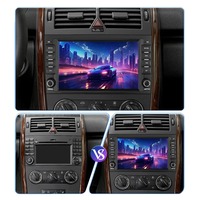 Radio Mobil Layar Sentuh 7" 2 Din untuk Mercedes Benz B200 Class Sprinter Vito dengan CarPlay Android Auto Mirror Link GPS Nav WiFi