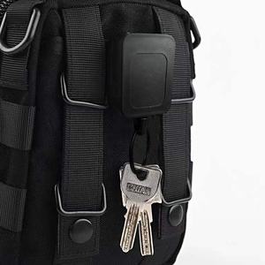 DEYIKEY 0.8mm câble métallique en acier bouton arrière fixe, support de défilement de <span class=keywords><strong>badge</strong></span> <span class=keywords><strong>extensible</strong></span> de 60mm, <span class=keywords><strong>porte</strong></span>-clés - Product Image 6