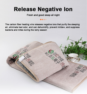 <span class=keywords><strong>Couverture</strong></span> <span class=keywords><strong>chauffante</strong></span> électrique à infrarouge lointain en nanofibre de carbone à usage sain pour hôpital médical avec ion d'oxygène négatif - Product Image 6