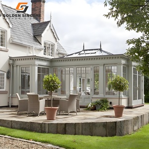 GS Villa Sunroom Cadre structurel en aluminium et salle de verre Sunshine-Solution d'extension durable et résistante aux intempéries pour les maisons de luxe - Product Image 4