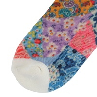 Faites vos propres chaussettes d'impression de tigre d'illustration de concepteur 3d chaussettes athlétiques d'ébauches de semelle de coussin épais pour la sublimation