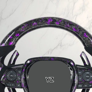 Palanca de Cambios de Fibra de Carbono Forjada en Color Morado YZ para Toyota Camry TRD Avalon 8.ª Generación L <span class=keywords><strong>LE</strong></span> XLE SE XSE 2018-2023 - Product Image 2