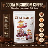Poudre de café aux champignons Reishi et Chaga en gros, mélange instantané pour importateurs, distributeurs et entreprises de vente en ligne OEM