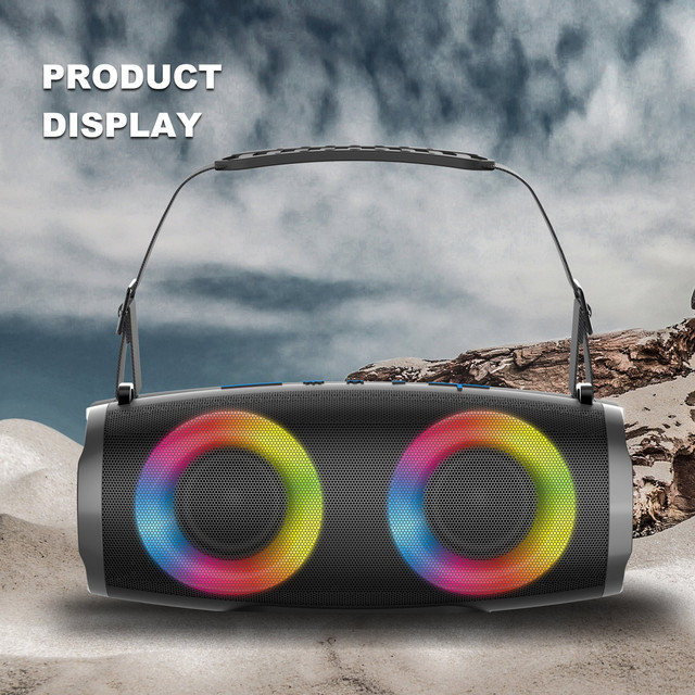 BKK Small Portable Blue Tooth Speaker Easy to Carry Fashion RGB Light Support USB Speaker