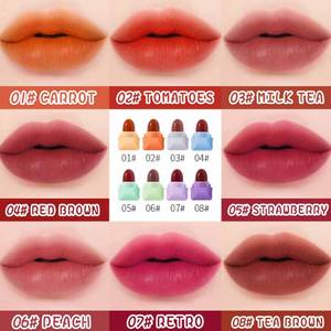 <span class=keywords><strong>DEROL</strong></span>-lápiz labial resistente al agua, 8 colores brillantes naturales, larga duración, cápsula de monstruo pequeño mate - Product Image 5