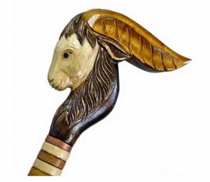 Bâton de canne de style vintage, nautique, en bois sculpté, fait main, poli, artisanat Calvin, logo personnalisé, 36 pouces, pour la maison, Saint-Valentin - Product Image 3