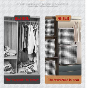 1688 AGENTE <span class=keywords><strong>DE</strong></span> COMPRAS Bolsa <span class=keywords><strong>de</strong></span> almacenamiento a cuadros <span class=keywords><strong>de</strong></span> <span class=keywords><strong>tela</strong></span> <span class=keywords><strong>rejilla</strong></span> dormitorio edredón Almacenamiento <span class=keywords><strong>de</strong></span> ropa boxlatticed bolsa - Product Image 4