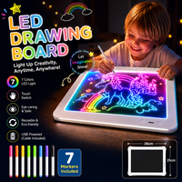 Jouets éducatifs pour enfants de 3 ans et plus, tableau lumineux à dessin, tableau à dessin magique LED de haute qualité