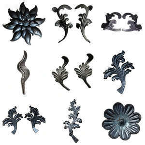 Panneaux décoratifs en fer forgé ornamental en fonte pour clôture, portail et décoration de rampe d'<span class=keywords><strong>escalier</strong></span> - Product Image 3