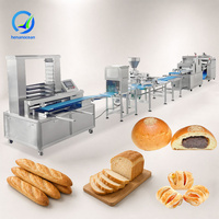 Machine à pain rond pour sandwichs et burgers OCEAN, ligne de production de pain fourré