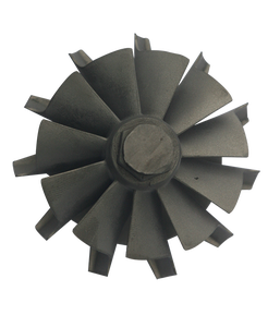 Produttore assiale della ruota della turbina della colata di lavorazione di CNC del metallo di vuoto della turbina della lega di titanio del nichel per il turbocompressore della locomotiva - Product Image 4