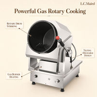 Machine de cuisson rotative professionnelle à gaz pour wok, pour cuisine de restaurant