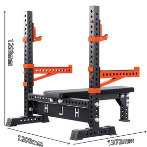 Nhiệm vụ nặng nề phòng tập thể dục thương mại PowerLifting <span class=keywords><strong>REP</strong></span> giá mạnh mẽ cạnh tranh có thể điều chỉnh Squat băng ghế dự bị Báo Chí - Product Image 4