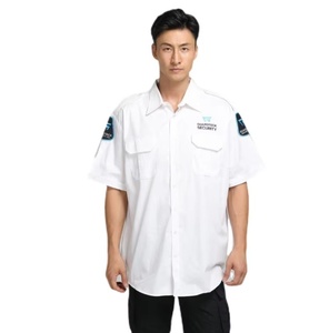 カスタムプロガード制服シャツ半袖ボタンアップクイックドライシャツショルダーストラップ付き - Product Image 1