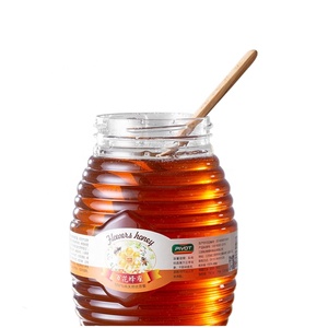 Nhà Sản Xuất Mẫu Miễn Phí 100Ml 250Ml 500Ml 1000Ml Rõ Ràng Con Ong Hình Thủy Tinh Mật Ong Jar 1Kg Mật Ong Lọ - Product Image 6