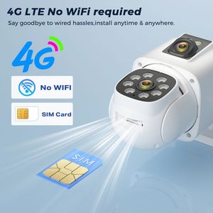 Cámara Solar 4G 5G con Router SIM WiFi, Cámara PTZ, Cámara Icsse de 4 Lentes, Router Geyu, Cámaras de 5MP, Cámara para Camiones (Sin Tarjeta SIM) - Product Image 2