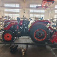 Vente chaude 4x4 50 HP Tracteurs Jardin Verger Compact Puissance Travail du sol Tracteur Hydrostatique Maison Fertiliser Récolte Tracteur