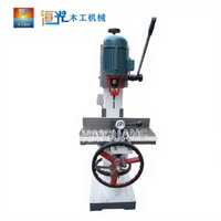Machine à mortaiser manuelle verticale à broche unique pour le travail du bois avec fonction de perçage de trous de mortaise carrés 220V/380V 2.2kW 2800r/min