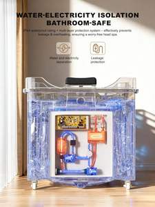 Équipement de spa capillaire japonais, lit portable, hauteur réglable, circulation d'eau, économie d'énergie de 58% (1600W), <span class=keywords><strong>protection</strong></span> IPX4 - Product Image 3