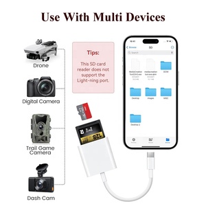 Lector de Tarjetas de <span class=keywords><strong>Memoria</strong></span> USB C MicroSD SD TF 2 en 1 Premium, Plug and Play, <span class=keywords><strong>para</strong></span> iPhone 15/16/17/iPad/Macbook/Cámara - Product Image 3