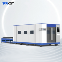 Akıllı Fabrika Metal Üretimi Yüksek Hızlı Tam Kapalı Tek Platformlu Değiştirilebilir CNC Fiber Lazer Kesim Cypcut AI Otomatik