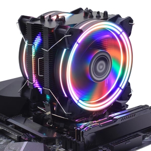 Single Tower CPU Cooler 6 Heat Pipes Compatible LGA 1150 1151 1155 1156 1200 1700 AM4 AM5 RGB ARGB <b>Fans</b> for <b>Computer</b> CPUs - Product Image 4