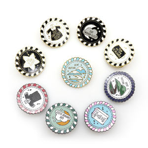 Planificateur en métal personnalisé <span class=keywords><strong>professionnel</strong></span> émail <span class=keywords><strong>broche</strong></span> broches magnétiques aimant breloque <span class=keywords><strong>broche</strong></span> avec votre propre Logo pour les planificateurs - Product Image 6