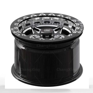 ล้ออัลลอยด์แบบหลอมโลหะคุณภาพสูงมีสองชิ้น15x10J สีดำ50 PCD 5X120 CB 70.3สำหรับ Pontiac GT0 2006 - Product Image 2