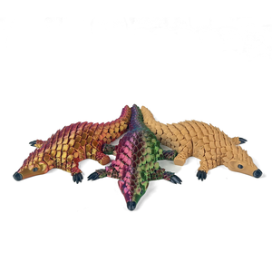 Figurines articulées uniques d'animaux imprimées en 3D (Pangolin) – Créations transfrontalières, jouets, décorations et ornements pour la maison et cadeaux - Product Image 3