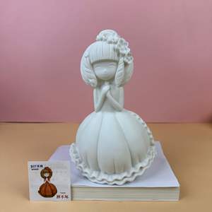 Venta al por mayor princesa <span class=keywords><strong>Betty</strong></span> 3D resina muñeca hecha a mano pintada a mano Día de San Valentín juguete para niños DIY - Product Image 5