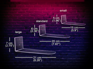 Kệ Trưng Bày Giày Sneaker Nổi Gắn Tường <span class=keywords><strong>Acrylic</strong></span> Trong Suốt - Product Image 3