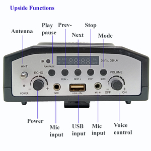 Có Thể Sạc Lại Xách Tay Mini Khuếch Đại Âm Thanh Khuếch Đại Không Dây Microphone Không Dây Mini B T Bằng Giọng Nói Khuếch Đại Loa Cho Giảng Dạy - Product Image 4