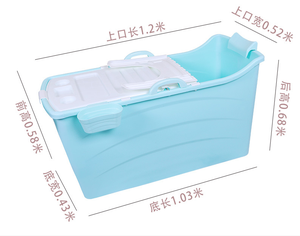 2020 new design ETL test passed PP7 Plastic Folding Bath Tub for Adults - Product Image 4