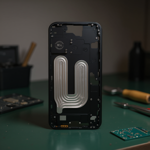 Carcasa Intermedia Negra para iPhone 16 Plus, Carcasas para Teléfonos Móviles - Product Image 1