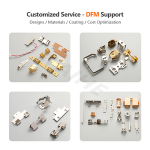 Tùy chỉnh thực hiện chính xác dập kim loại phần đồng thau berili đồng bạc mùa xuân thép Pin điện lá phẳng mùa xuân liên hệ với - Product Image 4