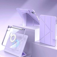 Étui à rabat détachable pour ipad Air13 étui anti-flexion magnétique fort pour Ipad Pro 13 acrylique 720 étui anti-chute pliable rotatif