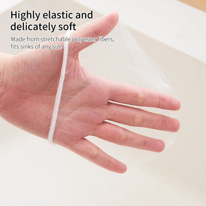 Tragbares Einweg-Polyester Faltbares, umwelt freundliches Küchen zubehör Food Catcher Water Sink Net Wire <span class=keywords><strong>Mesh</strong></span> Sieb filter beutel - Product Image 5