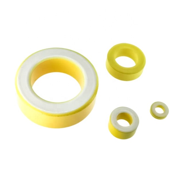 Powdered Iron Toroid Core Yellow High Permeability Ferrite Core