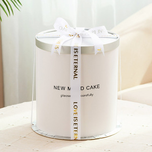 中国工厂<span class=keywords><strong>4</strong></span>/6/8/10/12英寸圆形生日蛋糕盒包装 - Product Image 2