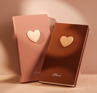 Taccuino A7 con Design in Morbida Pelle PU, Blocco Note Portatile Creativo, Diario Tascabile Stile Ins