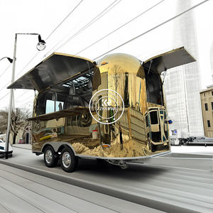 Camión de Comida Móvil de Acero Inoxidable, Diseño Optimizado, Tamaño Personalizado, Entrega Rápida, Remolque Móvil para Hot Dogs y Pizza - Product Image 1