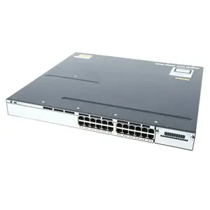 Asli produk bagus 3750X seri 24 Port jaringan Gigabit Ethernet switch WS-C3750X-24T-S dalam persediaan