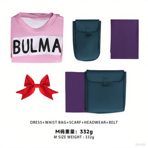 Disfraz de Cosplay de Anime Japonés de <span class=keywords><strong>Bulma</strong></span> para Niñas, Disfraz de Halloween para Mujeres, Falda de Poliéster, Súper Linda, para Navidad - Product Image 6