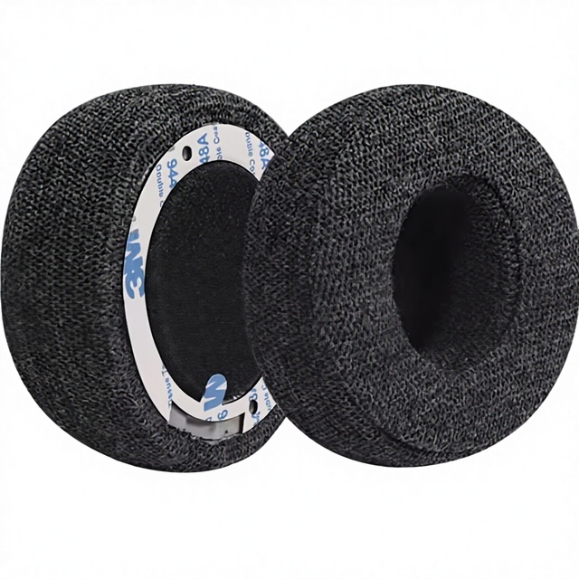 Joghaw Replacement Ear Pads for Headphones Compatible with Solo 2 Solo 3 Premium Fabric Ear Cushions with Soft Memory Foam