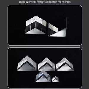 Prisma de ángulo recto de 90 grados de vidrio óptico BK7 de 10*10mm, 20*20mm, 30*30mm, 40*40mm al por mayor con revestimiento AL AG para espejo de topografía - Product Image 2