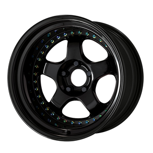 DT 3ชิ้นสีดำปลอมแปลงแบบห้าก้านสำหรับ <span class=keywords><strong>Nissan</strong></span> <span class=keywords><strong>GTR</strong></span> 240Z <span class=keywords><strong>400Z</strong></span> 370Z 350Z 240SX โตโยต้า86 BRZ EVO สำหรับท่าทาง jdm - Product Image 1