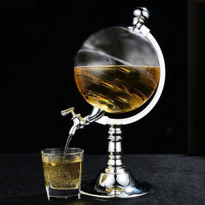 Globe de whisky vintage en cristal carafe bouteille de liqueur <span class=keywords><strong>pichet</strong></span> à vin <span class=keywords><strong>1L</strong></span> machine à bière verre à whisky pour bière alcool - Product Image 2